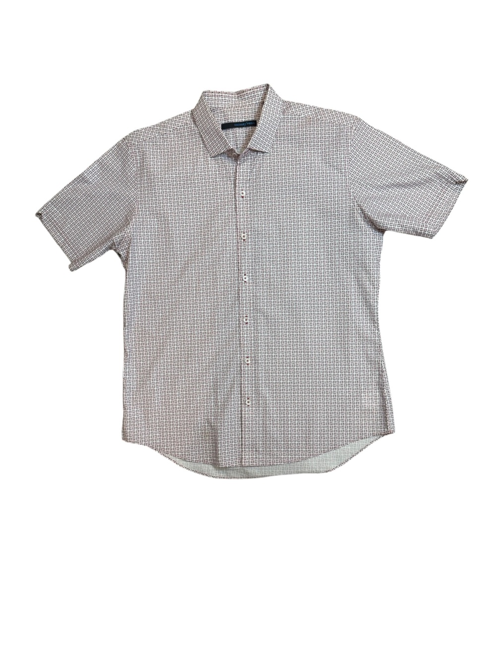 Zachary Prell Flip Flop Print Button Front Shirt Men’s Large NWOT